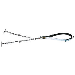 Obojek pro býky s D-článkem, obrtlíkem a řetězem