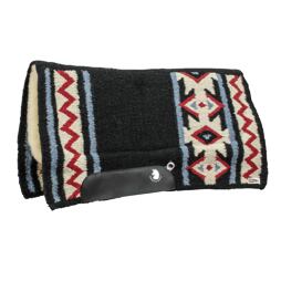 Westernová deka pod sedlo BURIONI  Show černá/krémová/červená