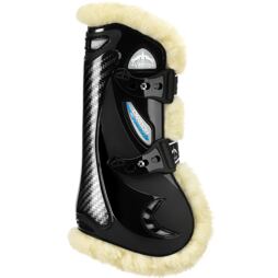 Chrániče Veredus Carbon Gel Vento Save, umělý beránek, přední, černá, L