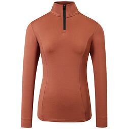 Dámské funkční tričko Covalliero A/W 2025, cihlová