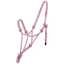 Provazová ohlávka NORTON Ethological, růžová/stříbrná