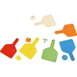 Ušní terč velký zelený, balení 25ks