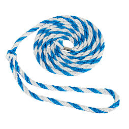 Vazák polypropylen, modro-bílý, s velkou smyčkou