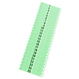 Ušní známky Twintag bez popisu zelené 50ks/bal