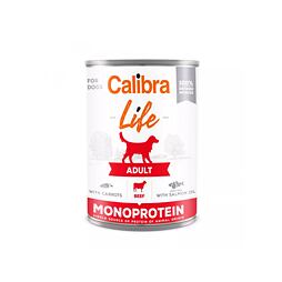 Calibra Dog Life konzerva Adult Beef with carrots 400g