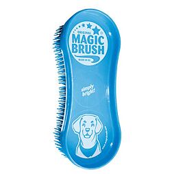 Kartáč plastový MagicBrush pro psy, modrý