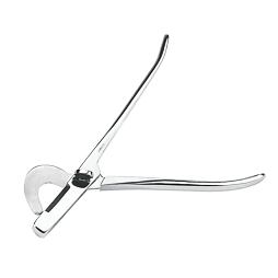 Kastrační kleště Forceps zahnuté 19 cm