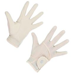 Jezdecké rukavice Covalliero S/S 2024, smetanová