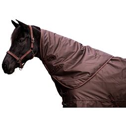 Nákrční díl k zimní dece pro koně s fleecem RugBe 200 Covalliero A/W 2023, hnědá, S