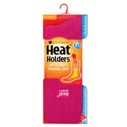 Dámské termoponožky HEAT HOLDERS, malinové, vel: 37-41