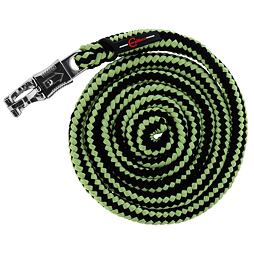 Vodítko Hippo s panic karabinou 200cm, Antracitová / limetková