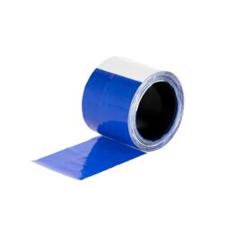 Signální páska pro ochranu stáda modrá/bílá 80mm/100m