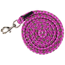 Vodítko Hippo Covalliero S/S 2026  light berry/hnědá, klasická karabina