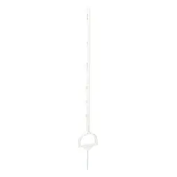 Plastový sloupek EURO s nášlapným třmenem/bílá/114cm