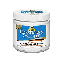 Čistící balzám na kožené výrobky Absorbine Horseman´s One Step cream, 425 g