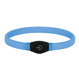 Svítící obojek pro psy Maxi Safe široký, modrý