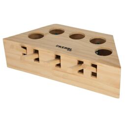 Interaktivní hračka pro kočky Toy Push, dřevěná