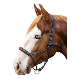 Ohlávka provazová LproWest Bicolor, hnědo-modrá