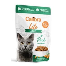 Calibra Cat Life Adult Duck in gravy kapsička pro kočky 85g