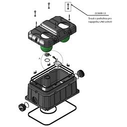ND Šroub s podložkou pro napáječku UNO a DUO