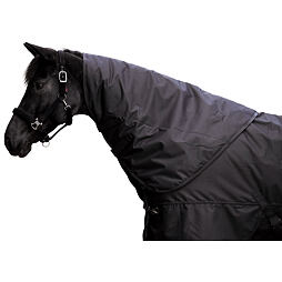 Nákrční díl k zimní dece pro koně s fleecem RugBe 200 Covalliero A/W 2023, černá
