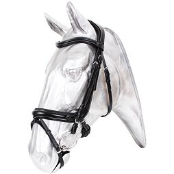 Uzdečka kožená anatomická KenTaur s kontrastním prošitím