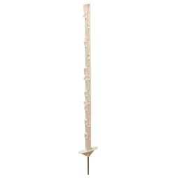 Plastový sloupek VARIO dvojitý nášlap/jednoduchý hrot/bílá/105 cm