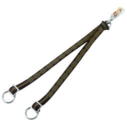 Obojek pro skot Top-Quality, dvojitý popruh 60cm s bezpečnostní karabinou