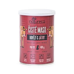 NATURECA konz. hovězí s játry pro psy 400g