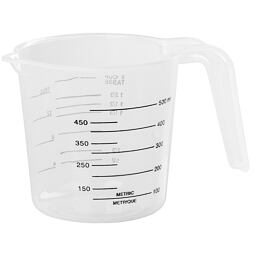 Odměrka s výlevkou, plast 0,5l