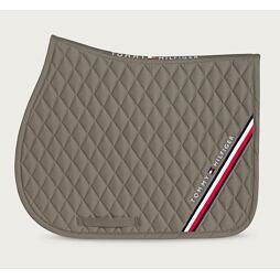 Podsedlová dečka TOMMY HILFIGER Stanford, skoková, popelavě šedá, vel.Full, kolekce S/S 2026