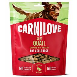 Carnilove Dog Soft Snack Quail+Oregano 200g