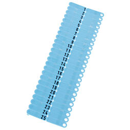 Ušní známky Twintag bez popisu modré 50ks/bal