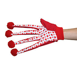 Hrací rukavice s bambulkami TILL pro kočky