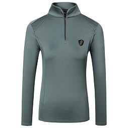 Dámské funkční tričko Covalliero A/W 2023, nefritově zelená