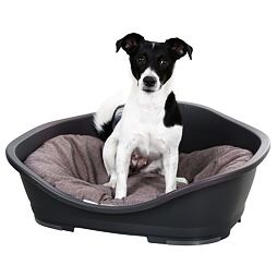 Plastový pelech pro psy, šedý