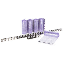 Reliefovaný závěs z PVC, kmpletní set s pásem šířky 30cm, tloušťky 3mm