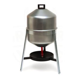 Barelová kovová napáječka NEW GIOVE pro drůbež 30l, pozink.