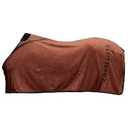 Fleecová deka Covalliero A/W 2025 cihlová