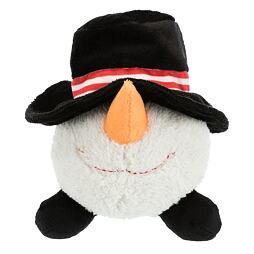 Vánoční hračka pes Míček Sněhulák plyš 18-29cm