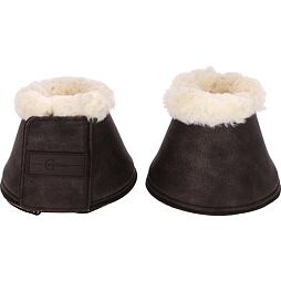 Zvony na kopyta s kožíškem Pelisa, hnědá