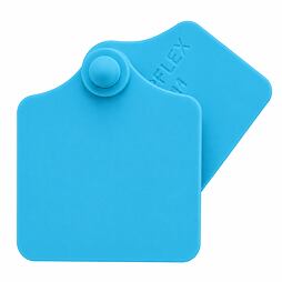 Ušní známky Primaflex bez popisu, modrá, vel. 1, 25 ks/bal