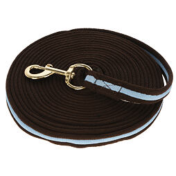 Lonž SOFTLONGE délka 8 m, Světle modrá