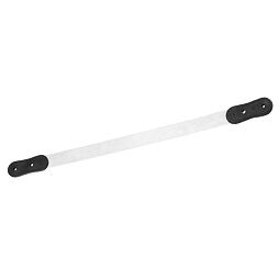 Stěrka na pot rovná kovová s plastovými držadly na koncích