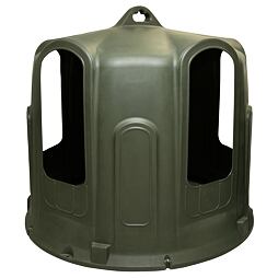 Krmný zvon na kulaté balíky, 5 krmných otvorů, pro dobytek a koně