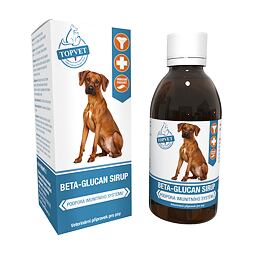 Topvet for Pets Beta-glukan sirup pro psy, 200 ml