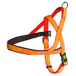 Reflexní postroj pro psy, oranžový