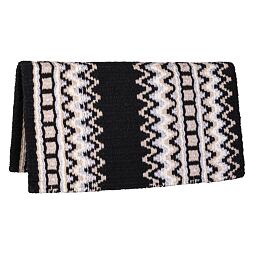 Navajo přehoz přes deku LproWest Sparkling, černá