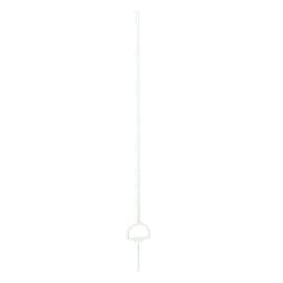 Plastový sloupek EURO s nášlapným třmenem/bílá/158cm