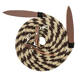 Westernové nylonové otěže LproWest, béžová